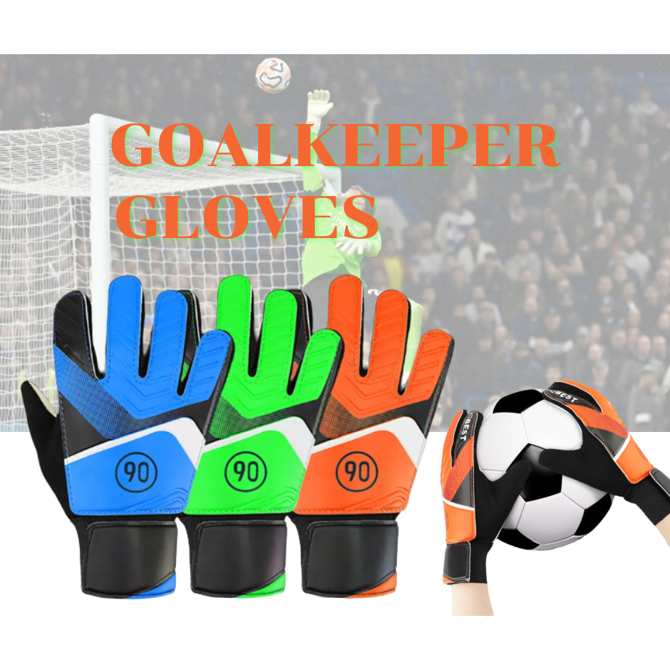 Goalkeeper Glove ถุงมือ ผู้รักษาประตู หนัง PU (ราคา/คู่)