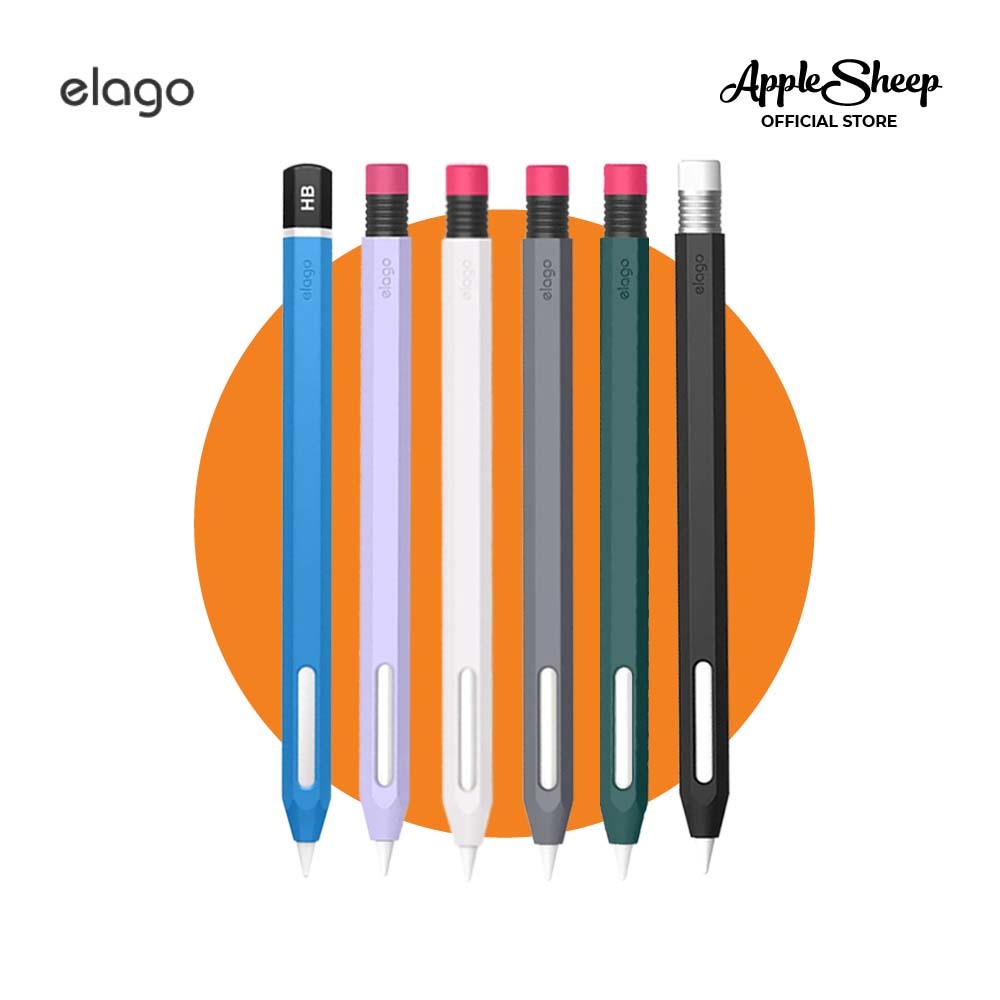 [Elago Classic] ปลอกปากกา For Apple Pencil 2 เคสปากกา วัสดุซิลิโคนอย่างดี ชาร์จแม่เหล็กได้ ของแท้จากแบรนด์ Elago