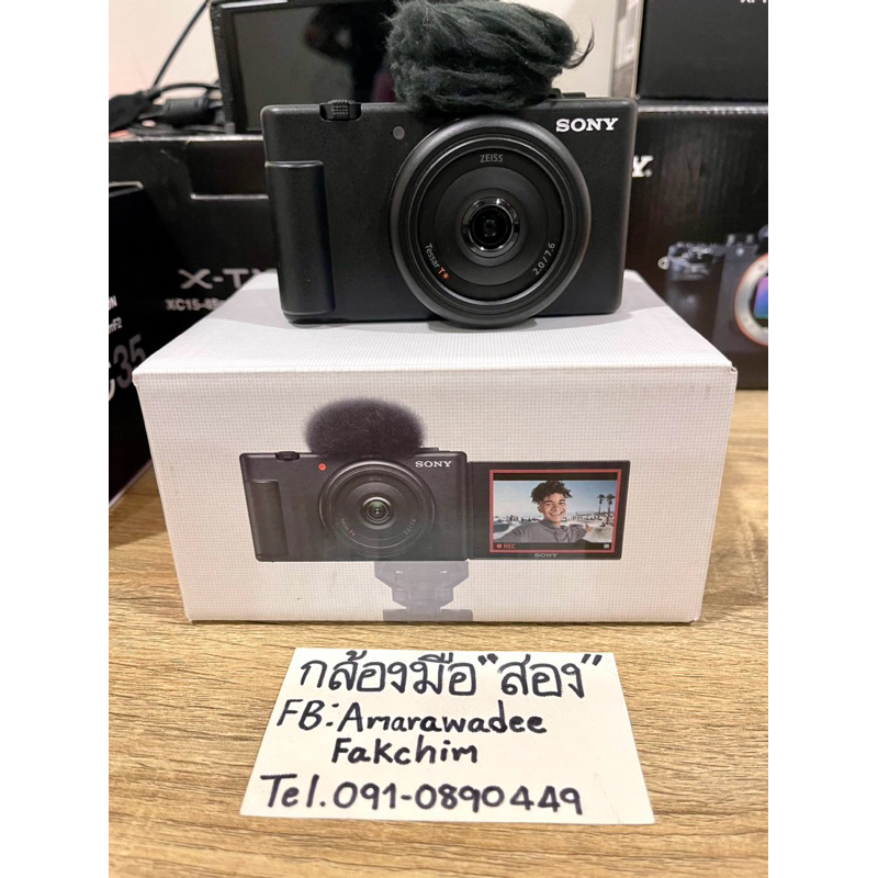 Sony zv-1f มือสองสภาพดีสวยพร้อมใช้งาน