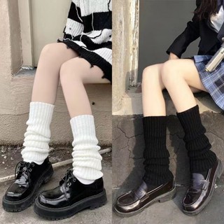 🎀สปอตสินค้า🎀ถุงเท้า ผ้าถัก ให้ความอบอุ่น สไตล์เกาหลี โลลิต้า…