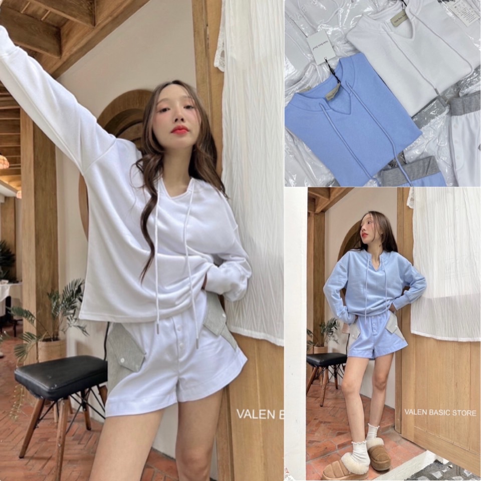 ส่งแมส  Falling set 🛵 ชุดเซ็ทเสื้อแขนยาวมาพร้อมกางเกง สุดชิค