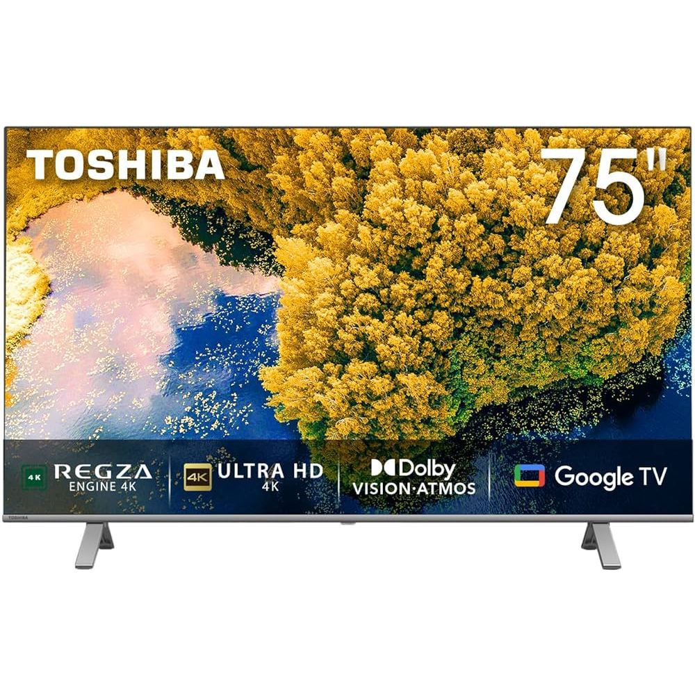 TOSHIBA ทีวี 75C350 UHD LED (75", 4K, Google TV) รุ่น 75C350LP  clearance grade b