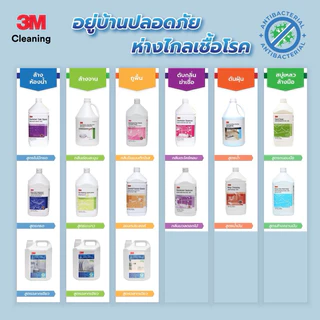 3M Cleaning ผลิตภัณฑ์ล้างจาน ชนิดเข้มข้น สูตรมะนาว ขนาด 3.8 ลิตร