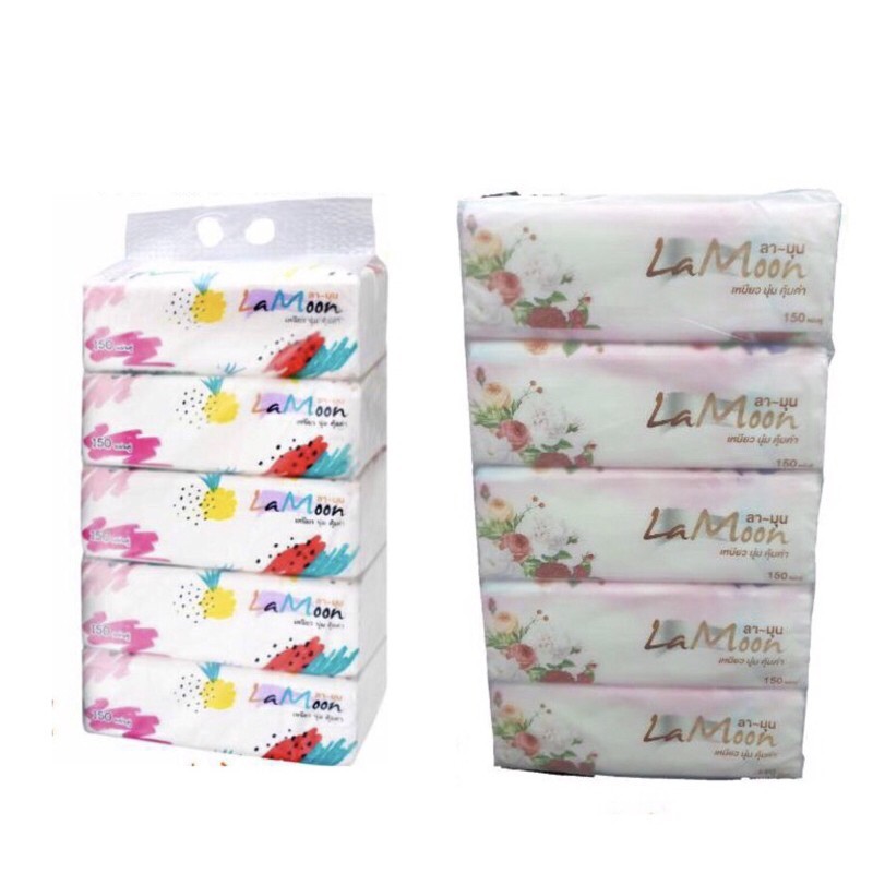 Dt.home กระดาษทิชชู่ 1ห่อ/5ห่อพร้อมส่ง