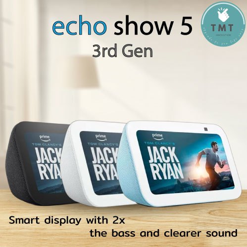 Amazon Echo Show 5 Gen3 ลำโพงอัจฉริยะ Alexa พร้อมหน้าจอสัมผัส