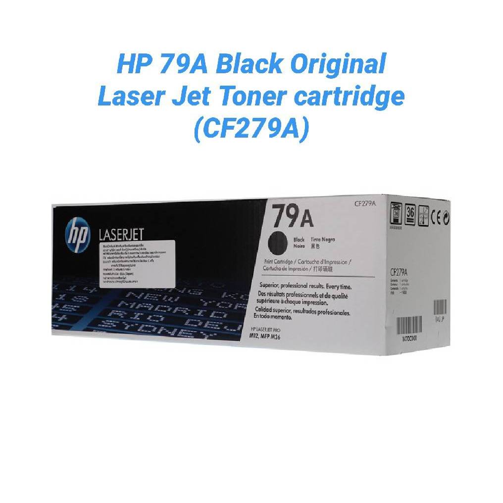 SALE‼️ หมึกพิมพ์แท้ 79A สีดำ (CF279A ) HP LaserJet Pro : Pro M12a/ M12W/ MFP M26a/ MFP M26nw