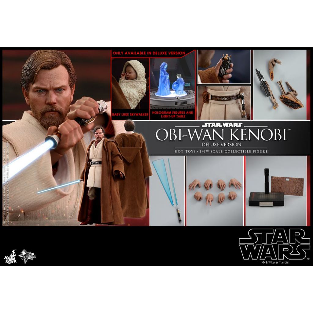 Hot Toys MMS478 Obi-Wan Kenobi - Star Wars III : ROTS **สินค้าพร้อมส่ง** **มือสองสภาพดี**