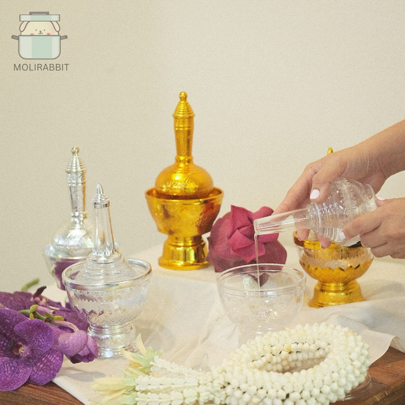 ที่กรวดน้ำพลาติก รุ่นเทพพนม/ทิพย์/สองกษัตริย์