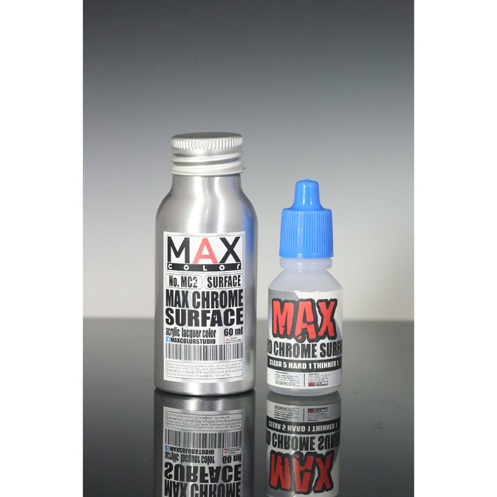 MC 2 CHROME SURFACR สีพ่นโมเดล กันดั้ม รถถัง อาร์ททอย พลาสติกโมเดล สีผสมสำเร็จพร้อมใช้งาน