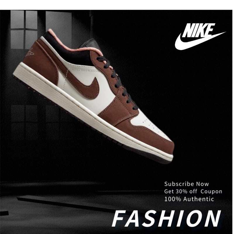 (พร้อมส่ง ของแท้ 100%) AIR JORDAN 1 LOW MOCHA