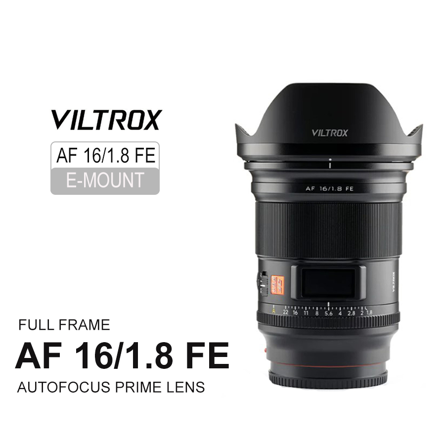 VILTROX AF 16mm F1.8 FE Full Frame [E-Mount For Sony]