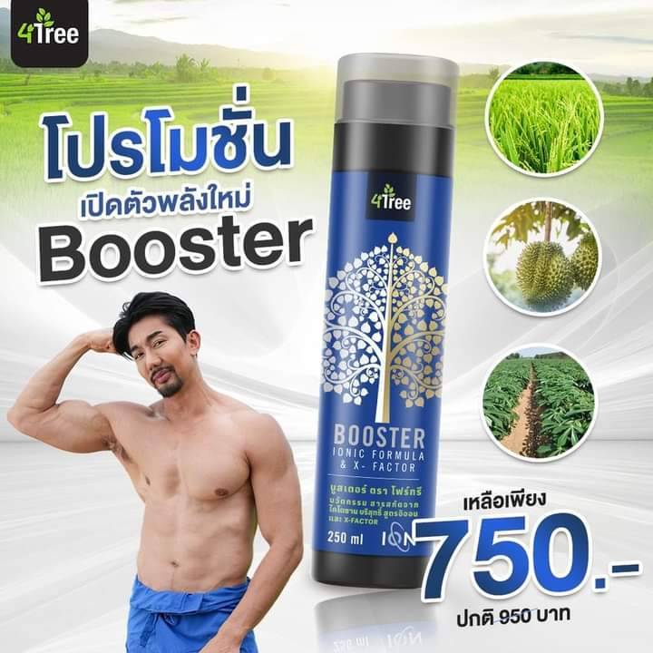 [1ขวด] บูสเตอร์โฟร์ทรี (Booster 4Tree) ช่วยกระตุ้นสร้างภูมิคุ้มกันพืช