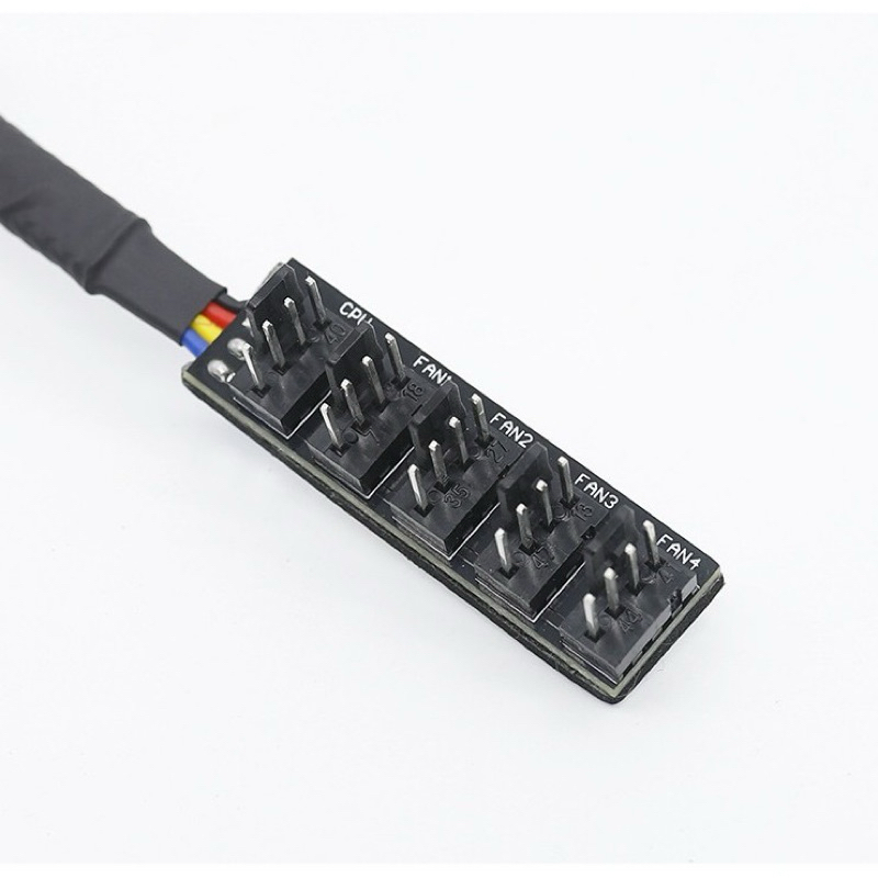 FAN HUB  1 TO 5 4Pin 3Pin PWM แฟนฮับ สายพัดลม สายขยายช่องพัดลม (3-4 PIN)ของมีพร้อมส่ง