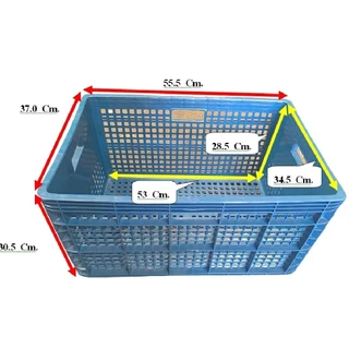 ลัง / ตะกร้า โปร่ง ขนาด 37.0 x 55.5 x 30.5 ขนาดบรรจุ25kg.เกรดอุตสาหกรรม พลาสติกรีไซเคิ่ล 426
