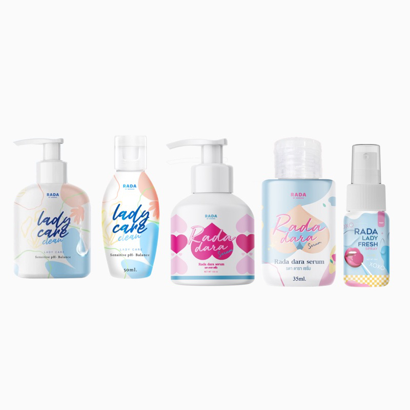 ส่งฟรี/ส่งไว เลดี้แคร์ หอยหอม หอยหวาน Lady Care เจลล้างจุดซ่อนเร้น เซรั่มหลีขาว Rada Dara Serum รดา ดาราเซรั่ม