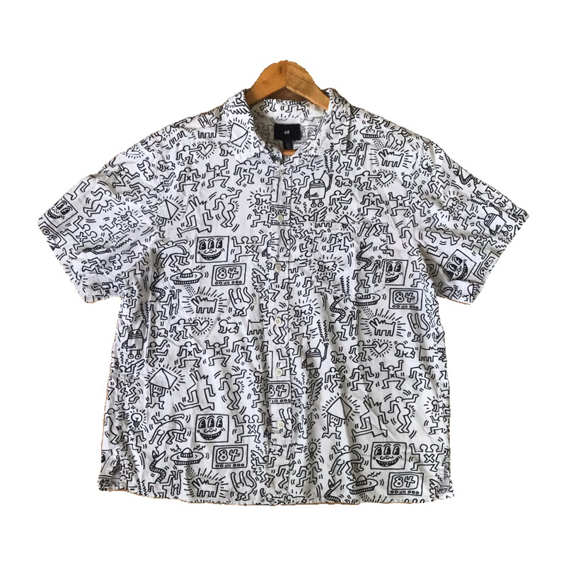 H&M x Keith Haring Black & White Shirt