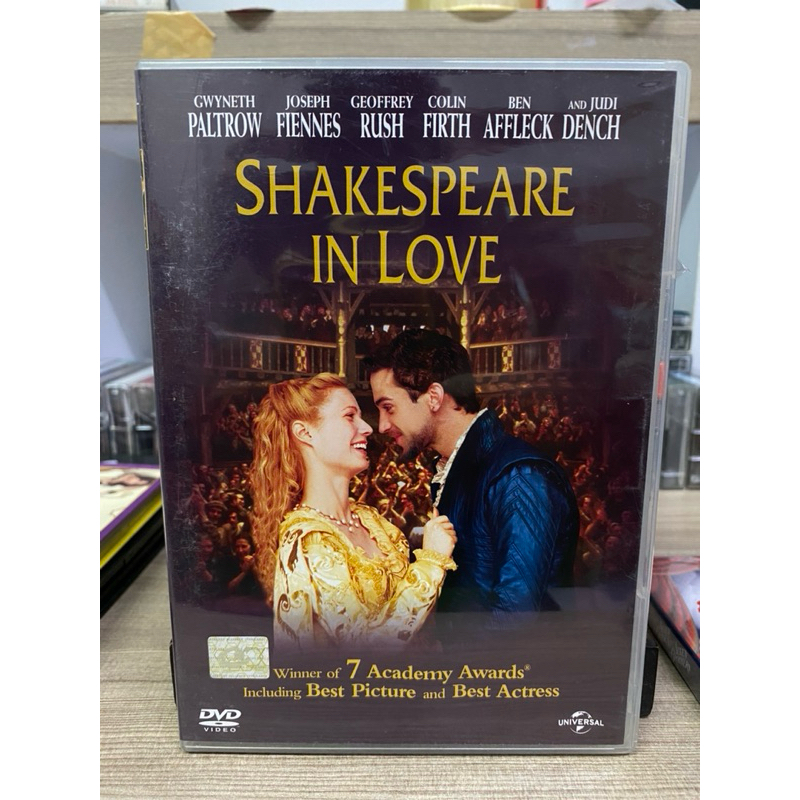 DVD : SHAKESPEARE IN LOVE. กำเนิดรักก้องโลก