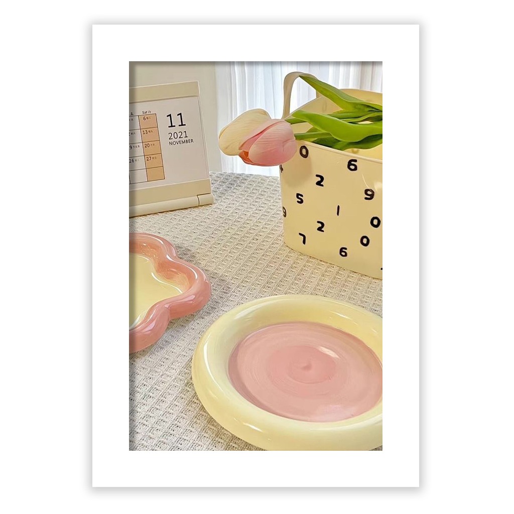 [รหัสPT] กรอบรูปแต่งห้อง (ลายคุมโทนพาสเทล) กรอบรูปมินิมอล แขวนและตั้งโต๊ะได้ หรือสำหรับใช้เป็นพร็อพถ่ายรูป - รูปที่ 4