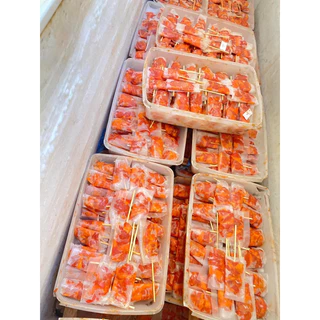 ไก่ย่างแดงเสียบไม้(52ไม้/แพ็ค)*น้ำหนัก1.5-1.6kg.🐔 ⚡️ส่งด่วน ค่าส่งเหมา✅คละได้ทั้งร้าน❗️โฟมฟรี💦ทุกจังหวัด 🚚💨ส่งแช่เย็น