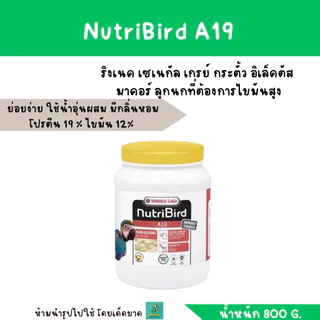 NutriBird A21/ A19 (น้ำหนัก 250-800 g.) อาหารลูกป้อน สำหรับนกทุกสายพันธุ์