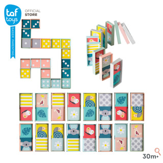 Taf Toys โดมิโนสีพาสเทล Domino Rally XL Block โดมิโน ของเล่นเสริมพัฒนาการ 30 เดือน ขึ้นไป