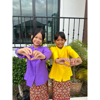 เสื้อทรงจิตรลดาเด็กรอบอกเสื้อ 30“และ34”(สำหรับเด็กประถมตัวเล็ก) แนะนำให้ +2,4 นิ้วจากรอบอกจริง **อย่าลืมเผื่อไซส์นะคะ**