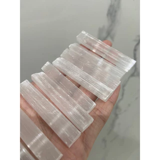 พร้อมส่ง ถ่ายจากสินค้าจริง คริสตัล หินแท้100% แท่งหินเซเลไนต์ selenite