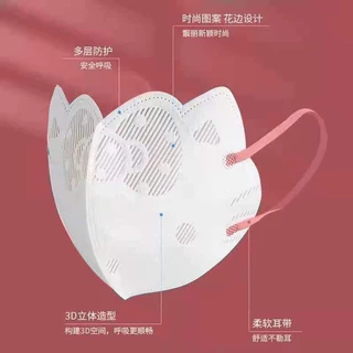 แมสคิตตี้3D แมสน่ารัก ที่ปิดปาก-ปิดจมูก ลายคิตตี้ 1 แพค มี 10 ชิ้น