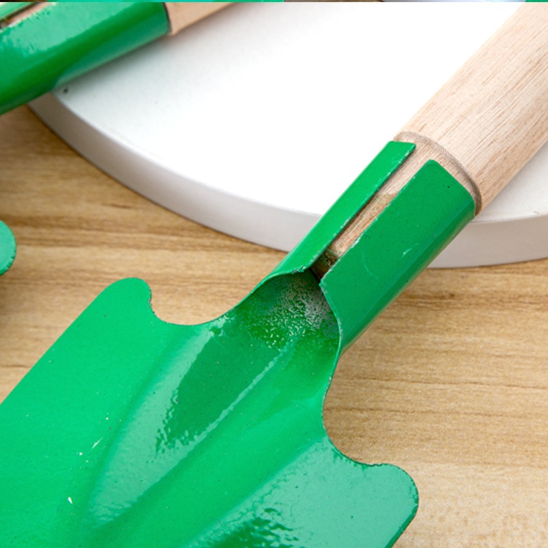 พลั่ว เสียม ช้อนปลูก (สีเขียว) ทำสวน ด้ามจับทำจากเหล็ก คุณภาพดี อุปกรณ์ทางการเกษตร - รูปที่ 5