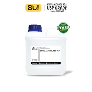 [1 ลิตร] DEA แอลกอฮอล์ Alcohol 95% (Phamaceutical used) สูตรขม Ethyl Alcohol solution