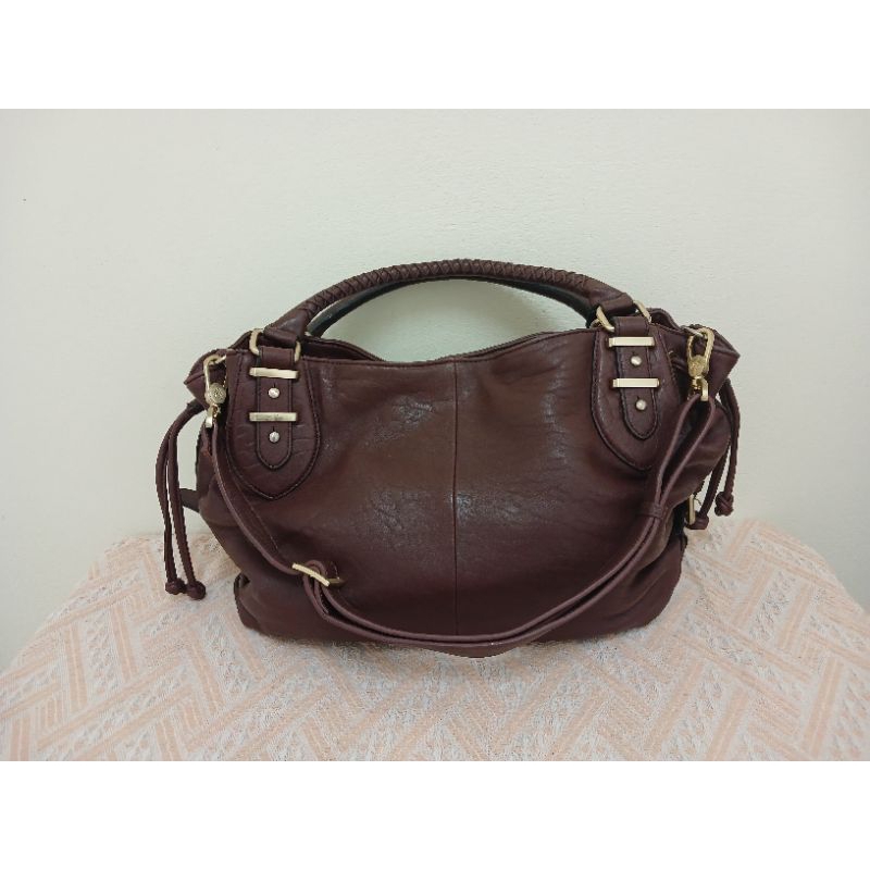 กระเป๋า MORGAN  สีน้ำตาล มือสองของแท้