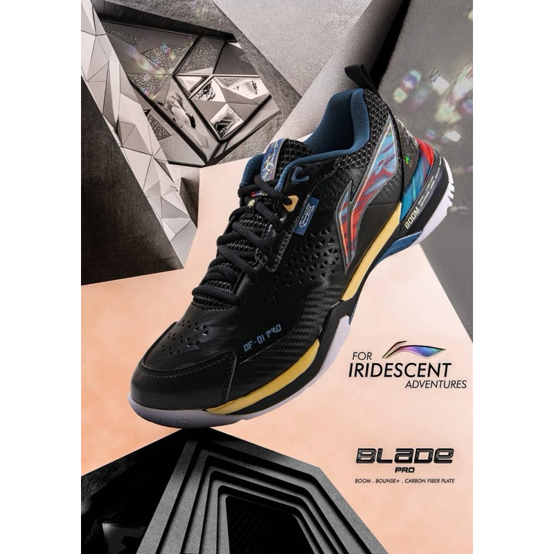 รองเท้าแบดมินตัน Li-Ning DF-01 Pro (4element) แถมถุงใส่รองเท้า
