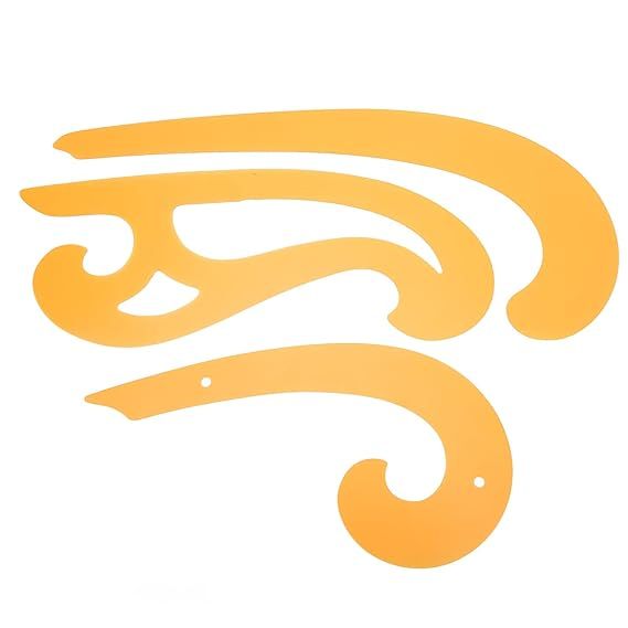 Kearing French Curve 1301Sไม้บรรทัดแนวโค้งงานตัดเย็บ (ชุด 3ชิ้น) - รูปที่ 3