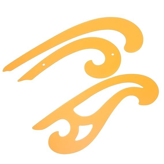 Kearing French Curve 1301Sไม้บรรทัดแนวโค้งงานตัดเย็บ (ชุด 3ชิ้น) - รูปที่ 6