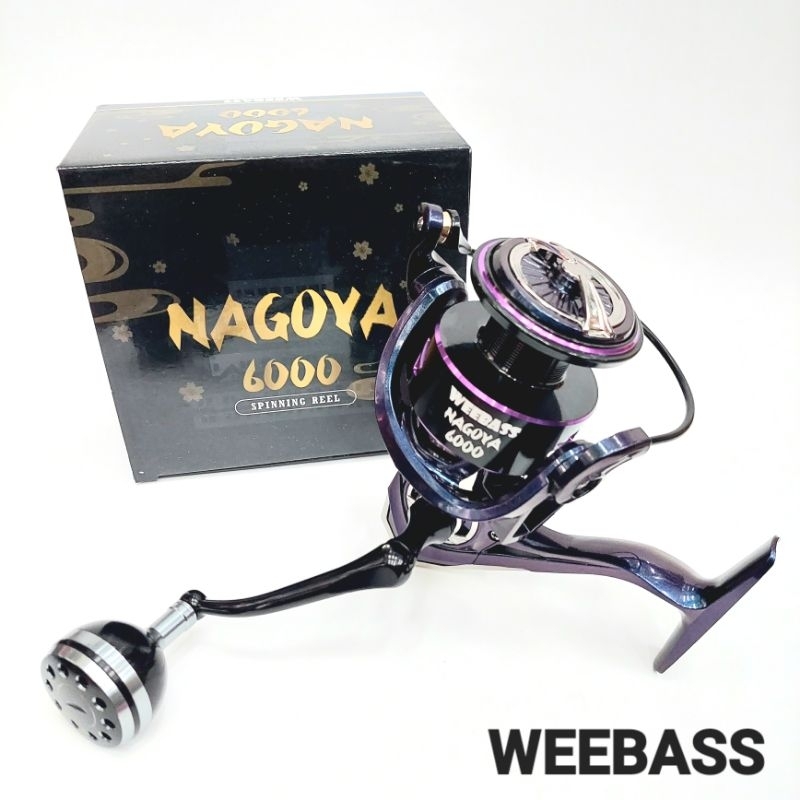 รอกสปิน Weebass - NAGOYA เหมาะงาน เหยื่อปลอม สปิ๋ว หน้าดิน จิ๊ก ทั่วไป รอกสวยมากในราคาหลักร้อย เทียบ