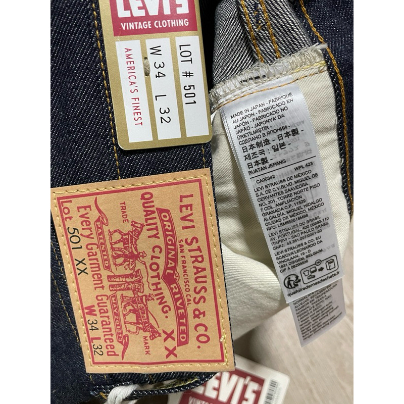 5o1bigE LVC 1955 made in japan รูปที่ 6