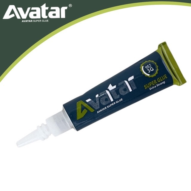 Avatar super gule กาวร้อนติดซ่อมแซมอเนกประสงค์ 1แพ็ค6หลอด