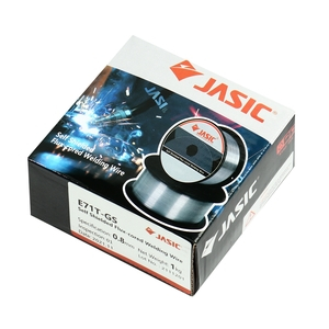 JASIC ลวดเชื่อม MIG ไม่ใช้แก๊ส รุ่น E71T-0.8-1-J / J072-0195 (1 กก.) ขนาด 0.8 มิลลิเมตร ใช้กับเครื่อ