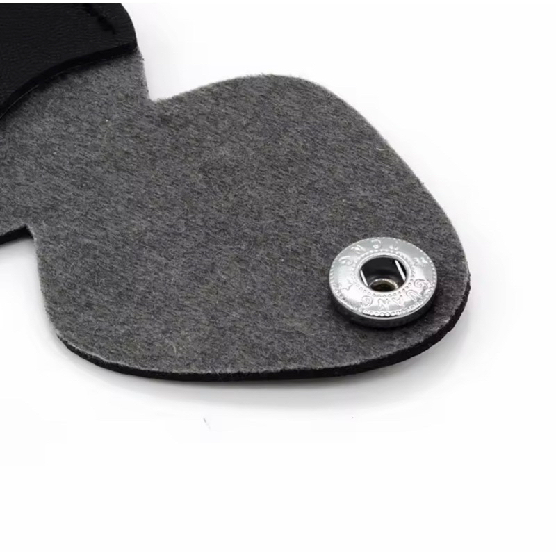 ที่เก็บปิ๊กกีตาร์ ซองหนังเก็บปิ๊กกีตาร์สีดำสวยๆ พวงกุญแจใส่ปิ๊กกีตาร์  เก็บปิ๊กได้หลายตัว หนังPu อย่างดีแถมปิ้ค3อัน - รูปที่ 3