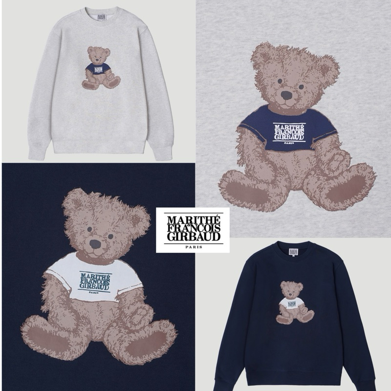 Marithe DOODLE BEAR SWEATSHIRT พร้อมส่ง🐻 ของแท้