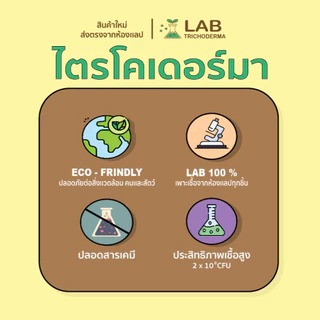 【พร้อมส่ง】หัวเชื้อราไตรโคเดอร์มา(20กรัม) ป้องกันเชื้อราโรคพืช ม.เกษตร