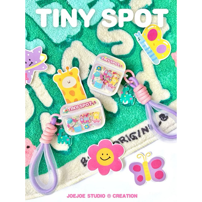 มีAirpod4! เคสแอร์พอต Joejoe tiny spot🧁🌸**giltter กลิ้งได้ แท้💯| Joejoe case airpods