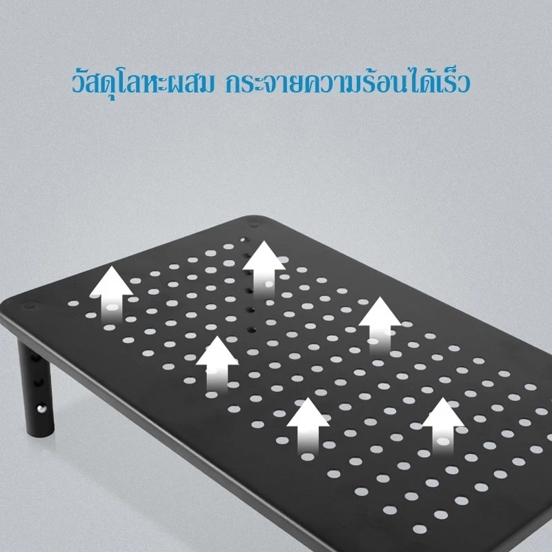 ชั้นวางจอ ที่วางจอคอมพิวเตอร์ ชั้นวางโน้ตบุ๊ค กันรอย กันน้ำ จัดระเบียบโต๊ะคอม laptopstand ปรับความ thumbnail 5