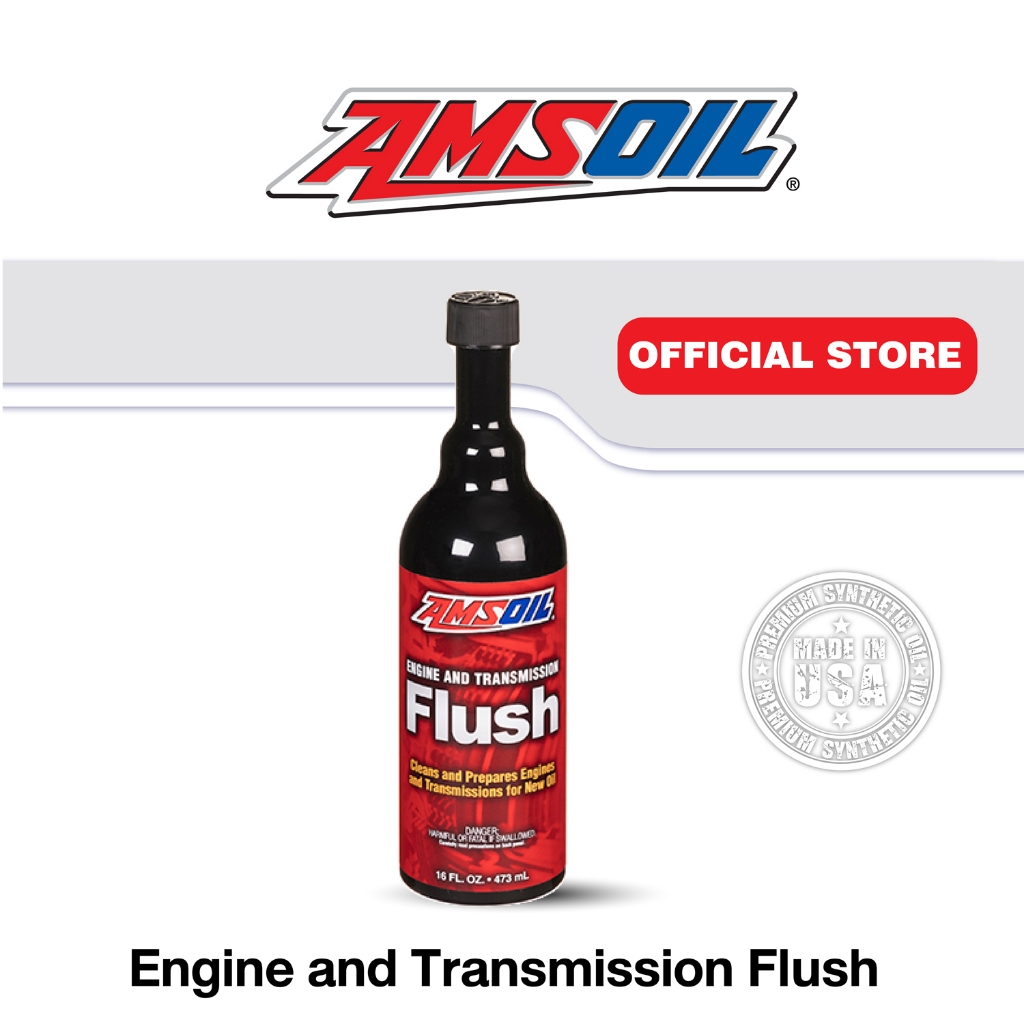 (A-064FLSHCN) AMSOIL Engine and Transmission Flush น้ำยาฟลัชชื่งเครื่องยนต์และเกียร์