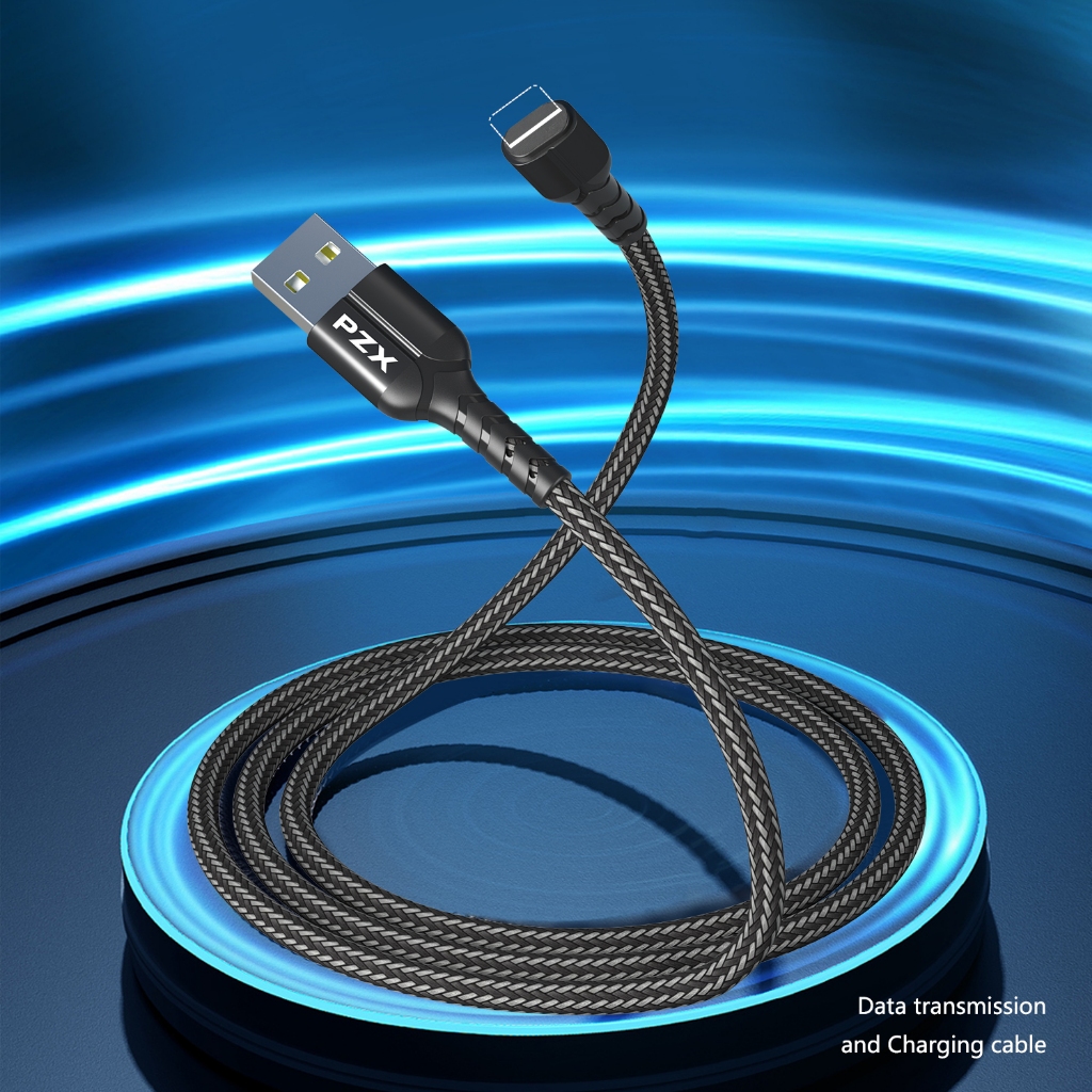 สายชาร์จ PZX V145 3A Cable data Fast Charging สายชาร์จเร็ว สายถัก ทนทาน ยาว1เมตร