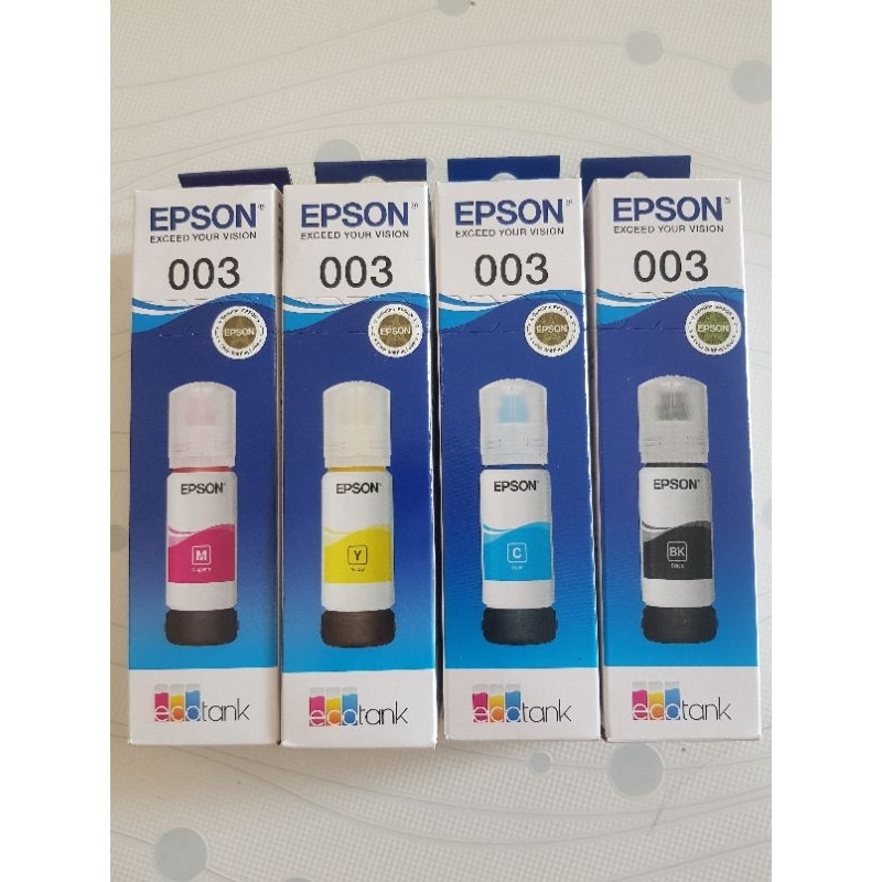 Epson 003 หมึกของแท้ของใหม่ มีรับประกัน
