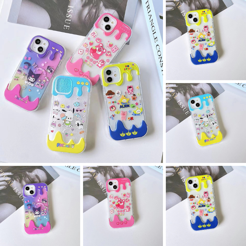เคสโทรศัพท์มือถือ ไอศครีมสกรีนลายการตูนมาใหม่ค่ะสำหรับไอโฟน i11 i7 i8 se i7plus i8plus i6 i6s i6plus i6splus XS XSMAX XR