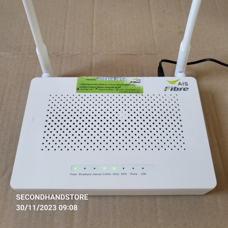 โมเด็ม ROUTER WIFI ZTE ZXHN H298A ใช้ได้ปรกติ
