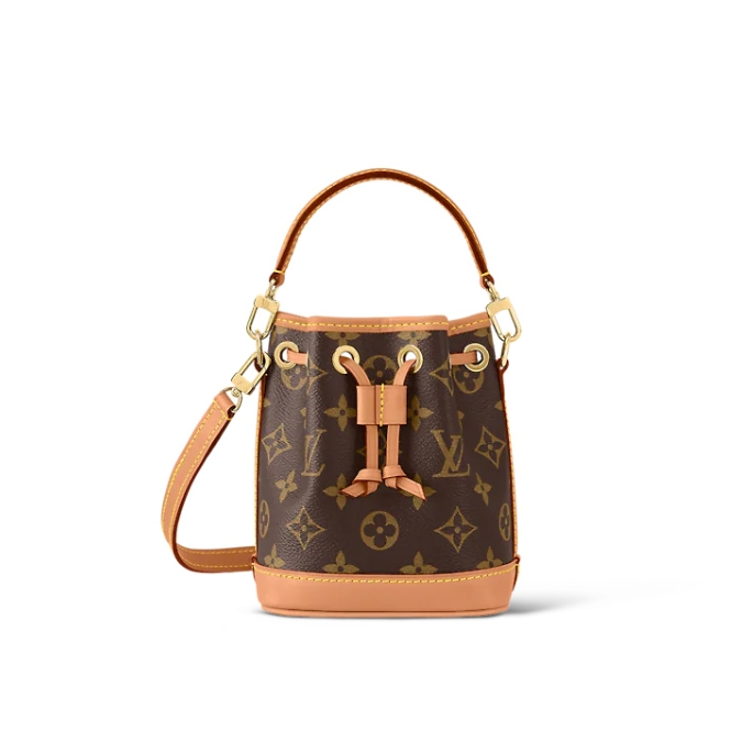 Louis Vuitton/NANO NOE Bagกระเป๋าสะพาย/กระเป๋าถัง/M81266