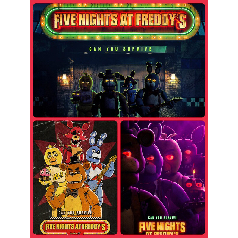 โปสเตอร์  Five Nights at Freddy's  5 คืนสยองที่ร้านเฟรดดี้ ขนาด 11.5 X 16.5 นิ้ว A3